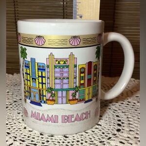 Vintage Miami Beach Ceramic Mug
